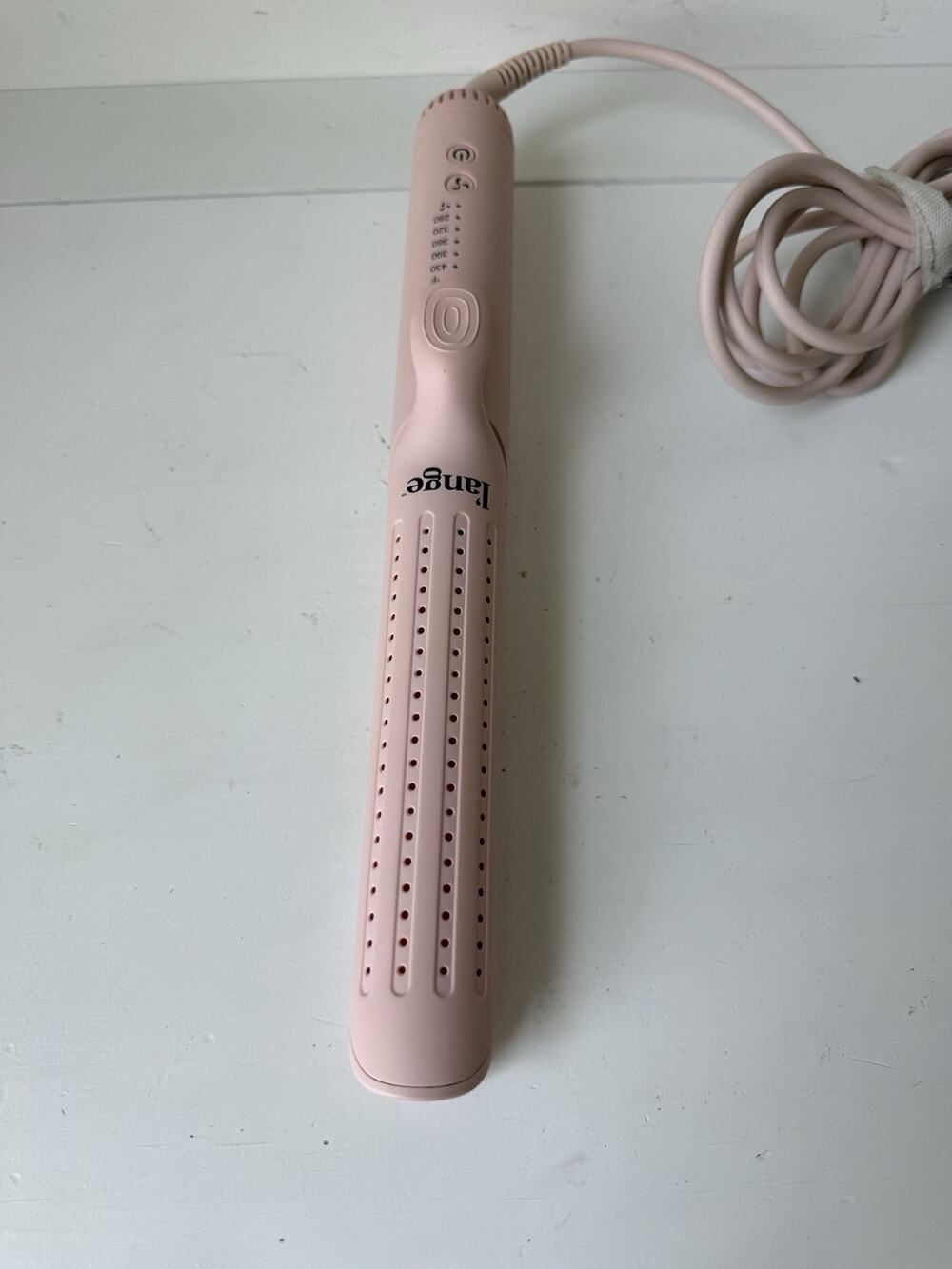Lange le Duo Grande 360 Airflow Hair Styler Blush Pink Extended Barrel TESTED